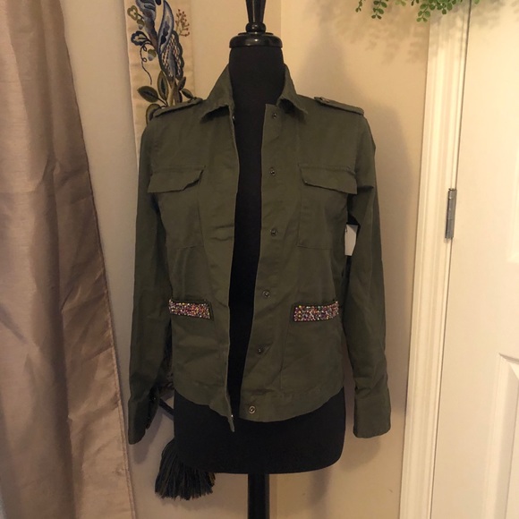 🆕 A New Day | Beaded Army Jacket - Picture 7 of 9